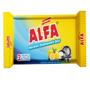 ALFA HERBAL DISHWASH BAR 150 GM